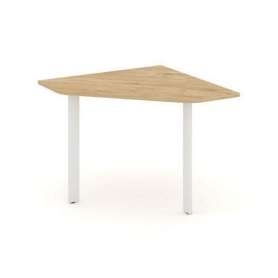 Style Project Next SN-59.UPRG-001 (Тиквуд светлый/Белый металл) Угловой элемент переговорного стола