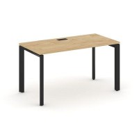 Style Project Next SN-59P.SP-003 (Тиквуд светлый/Черный металл) Стол письменный