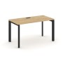 Style Project Next SN-59P.SP-011 (Тиквуд светлый/Черный металл) Стол письменный