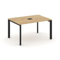 Style Project Next SN-59P.SPRG-004 (Тиквуд светлый/Черный металл) Стол переговорный