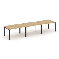 Style Project Next SN-59P.SPRG-022.3 (Тиквуд светлый/Черный металл) Стол переговорный