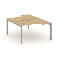 Style Project Next SN-59P.DRPA-021 (Тиквуд светлый/Серый металл) Рабочая станция эргономичная