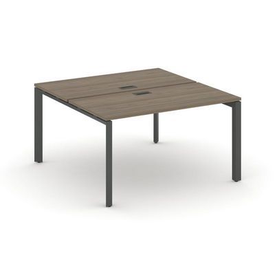 Style Project Next SN-59P.DRS-021 (Вяз благородный/Антрацит металл) Рабочая станция двухсторонняя