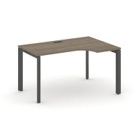 Style Project Next SN-59P.SPA-021(R) (Вяз благородный/Антрацит металл) Стол рабочий эргономичный, правый