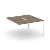 Style Project Next SN-59P.DPRS-014 (Вяз благородный/Белый металл) Стол приставка к опорным элементам