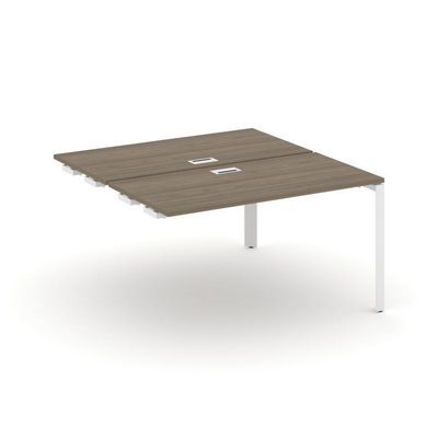 Style Project Next SN-59P.DPRS-021 (Вяз благородный/Белый металл) Стол приставка к опорным элементам