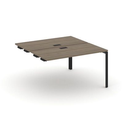 Style Project Next SN-59P.DPRS-003 (Вяз благородный/Черный металл) Стол приставка к опорным элементам