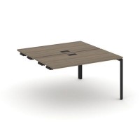 Style Project Next SN-59P.DPRS-014 (Вяз благородный/Черный металл) Стол приставка к опорным элементам