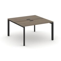 Style Project Next SN-59P.DRS-021 (Вяз благородный/Черный металл) Рабочая станция двухсторонняя