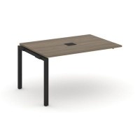 Style Project Next SN-59P.NSPRG-003 (Вяз благородный/Черный металл) Проходной наборный элемент переговорного стола