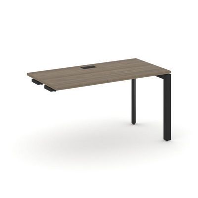 Style Project Next SN-59P.OPRS-014 (Вяз благородный/Черный металл) Стол приставка к опорным элементам