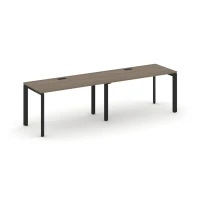 SN-59P.ORS-012 (Вяз благородный/Черный металл) Рабочая станция односторонняя
