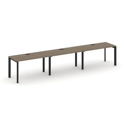 Style Project Next SN-59P.ORS-051 (Вяз благородный/Черный металл) Рабочая станция односторонняя