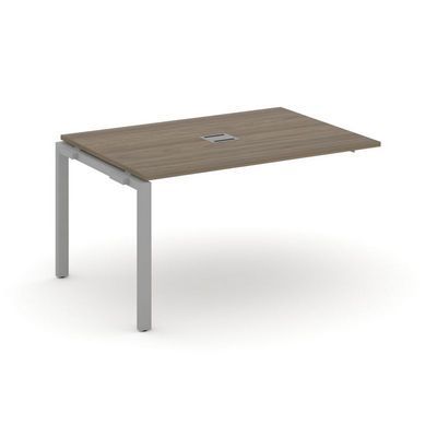 Style Project Next SN-59P.NSPRG-003 (Вяз благородный/Серый металл) Проходной наборный элемент переговорного стола