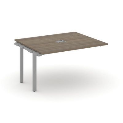 Style Project Next SN-59P.NSPRG-032 (Вяз благородный/Серый металл) Проходной наборный элемент переговорного стола