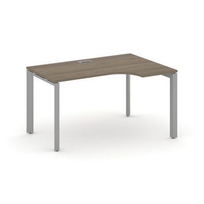 Style Project Next SN-59P.SPA-001(R) (Вяз благородный/Серый металл) Стол рабочий эргономичный, правый