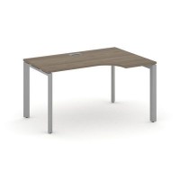 Style Project Next SN-59P.SPA-012(R) (Вяз благородный/Серый металл) Стол рабочий эргономичный, правый
