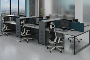 Мебель Style Project Next серый пепел/антрацит металл