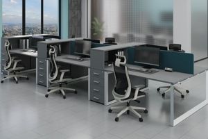 Мебель Style Project Next серый пепел/белый металл