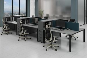 Мебель Style Project Next серый пепел/черный металл