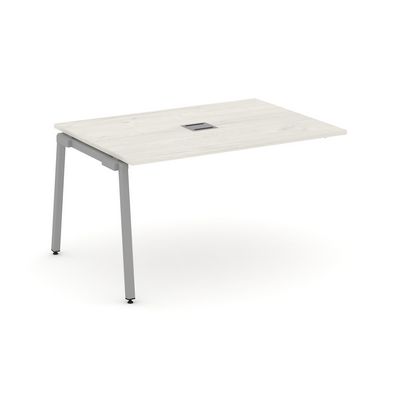 Стайл Проджект SN-4A.NSPRG-001 (Дуб наварра/Серый металл) Проходной наборный элемент переговорного стола