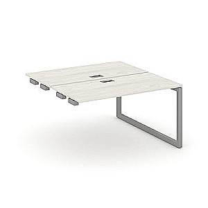 Стайл Проджект SN-5O.DPRS-023 (Дуб наварра/Серый металл) Стол приставка к опорным элементам