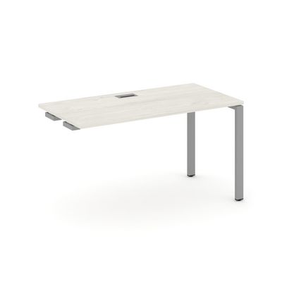 Стайл Проджект SN-6P.OPRS-014 (Дуб наварра/Серый металл) Стол приставка к опорным элементам