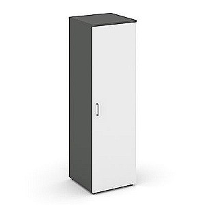 Стайл Проджект SN.GB-002 (Антрацит/Белый) Гардероб узкий глубокий