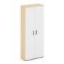 Style Project SN.STS-108 (Акация лорка/Белый) Шкаф высокий широкий (2 высоких фасада ЛДСП)