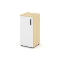 Style Project SN.STU-301(L) (Акация лорка/Белый) Шкаф низкий узкий левый (1 низкий фасад ЛДСП)