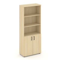 Style Project SN.STS.E-101 (Акация лорка) Шкаф высокий широкий (2 низких фасада ЛДСП)