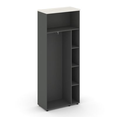 Style Project SN.GB.E-003 (Антрацит/Дуб наварра) Гардероб широкий неглубокий