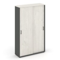 Style Project SN.SHK-001 (Антрацит/Дуб наварра) Шкаф-купе с полками