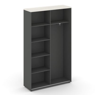 Style Project SN.SHK.E-002 (Антрацит/Дуб наварра) Шкаф-купе комбинированный