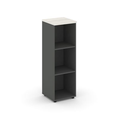 Style Project SN.STU-200 (Антрацит/Дуб наварра) Стеллаж средний узкий