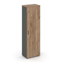 Style Project SN.GB-001 (Антрацит/Дуб табак) Гардероб узкий неглубокий
