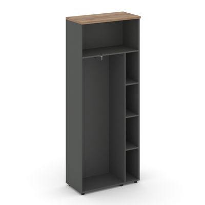 Style Project SN.GB.E-003 (Антрацит/Дуб табак) Гардероб широкий неглубокий