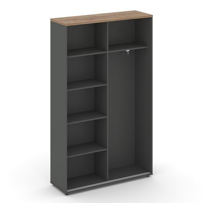Style Project SN.SHK-002 (Антрацит/Дуб табак) Шкаф-купе комбинированный