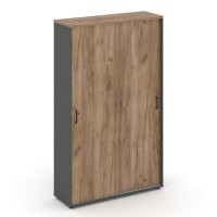 Style Project SN.SHK.E-002 (Антрацит/Дуб табак) Шкаф-купе комбинированный