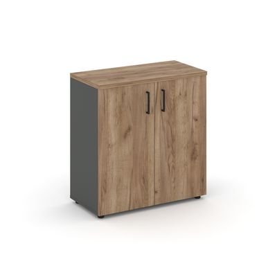 Style Project SN.STS-301 (Антрацит/Дуб табак) Шкаф низкий широкий (2 низких фасада ЛДСП)