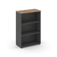 Style Project SN.STS.E-200 (Антрацит/Дуб табак) Стеллаж средний широкий