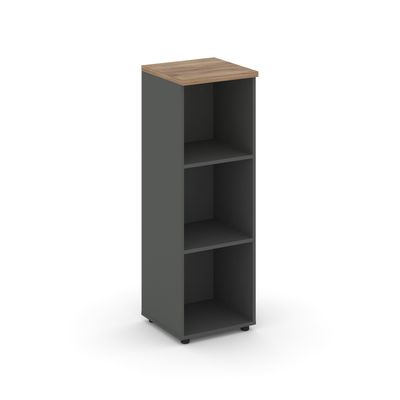 Style Project SN.STU-200 (Антрацит/Дуб табак) Стеллаж средний узкий