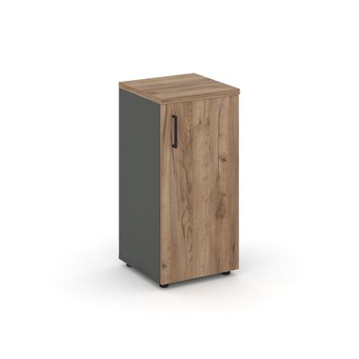 Style Project SN.STU.E-301(R) (Антрацит/Дуб табак) Шкаф низкий узкий правый (1 низкий фасад ЛДСП)