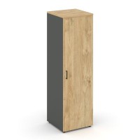 Style Project SN.GB-002 (Антрацит/Тиквуд светлый) Гардероб узкий глубокий