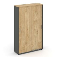 Style Project SN.SHK-003 (Антрацит/Тиквуд светлый) Шкаф-купе для одежды