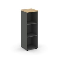 Style Project SN.STU.E-200 (Антрацит/Тиквуд светлый) Стеллаж средний узкий