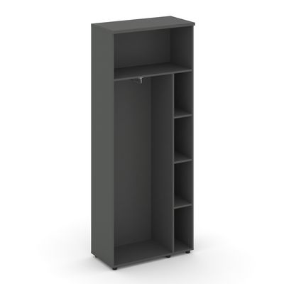 Style Project SN.GB-003 (Антрацит/Вяз благородный) Гардероб широкий неглубокий