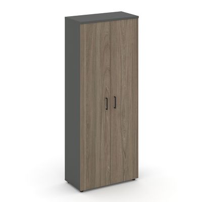 Style Project SN.STS.E-108 (Антрацит/Вяз благородный) Шкаф высокий широкий (2 высоких фасада ЛДСП)