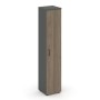 Style Project SN.STU-108 (Антрацит/Вяз благородный) Шкаф высокий узкий универсальный (1 высокий фасад ЛДСП)