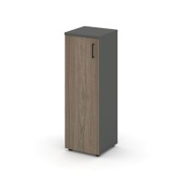 Style Project SN.STU-204(L) (Антрацит/Вяз благородный) Шкаф средний узкий левый (1 средний фасад ЛДСП)